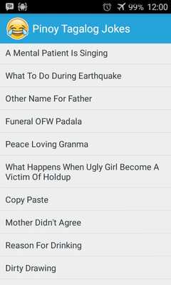 Emulate Android APK Pinoy Tagalog Jokes