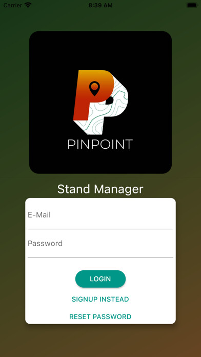 Emulate iPhone app Pinpoint Stand Manager using MyAndroid