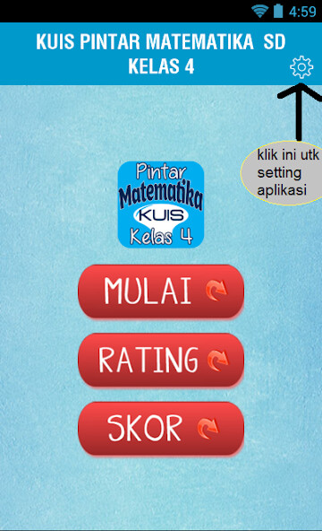 Run android online APK Pintar Matematika SD Kelas 4 from MyAndroid or emulate Pintar Matematika SD Kelas 4 using MyAndroid