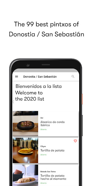 Emulate iPhone app Pintxos using MyAndroid Emulate iPhone app Pintxos using MyAndroid