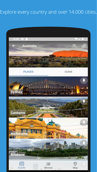 Run android online APK Pin Your Trip: Travel Planner  Wikivoyage Guide from MyAndroid or emulate Pin Your Trip: Travel Planner  Wikivoyage Guide using MyAndroid