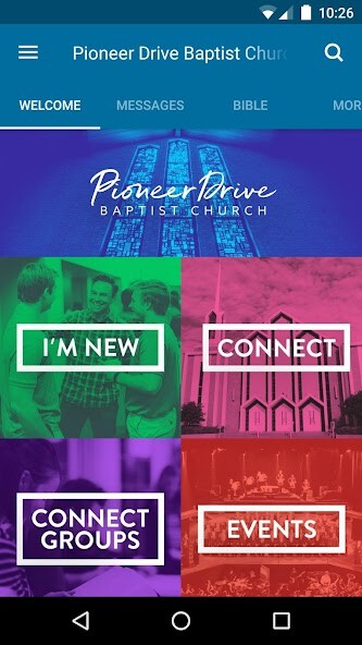 Emulate iPhone app Pioneer Drive Baptist Church using MyAndroid Emulate iPhone app Pioneer Drive Baptist Church using MyAndroid