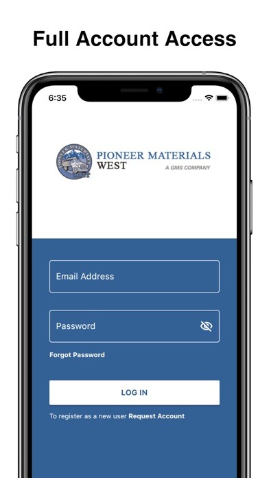 Emulate iPhone app Pioneer Materials West using MyAndroid