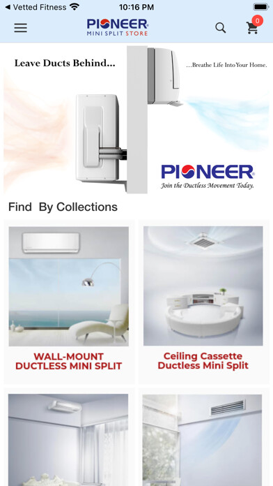 Emulate iPhone app Pioneer Official Store using MyAndroid Emulate iPhone app Pioneer Official Store using MyAndroid