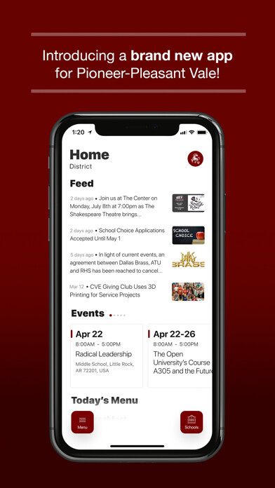 Emulate iPhone app Pioneer-Pleasant Vale Schools using MyAndroid Emulate iPhone app Pioneer-Pleasant Vale Schools using MyAndroid
