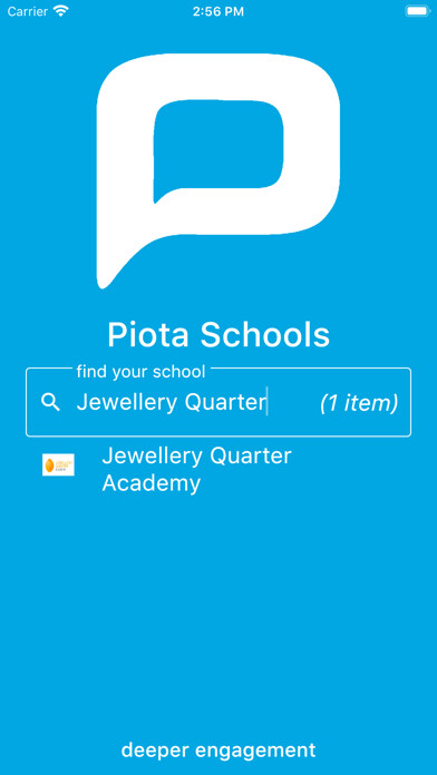 Emulate iPhone app Piota Schools using MyAndroid