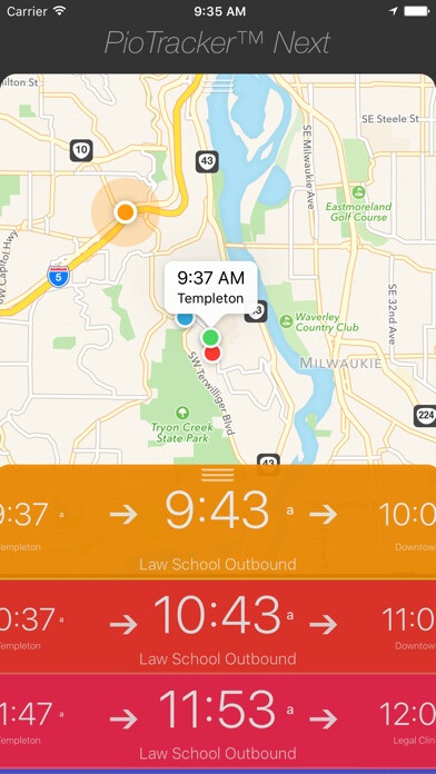 Emulate iPhone app PioTracker™ - Pioneer Express Schedule App for Lewis & Clark College using MyAndroid Emulate iPhone app PioTracker™ - Pioneer Express Schedule App for Lewis & Clark College using MyAndroid