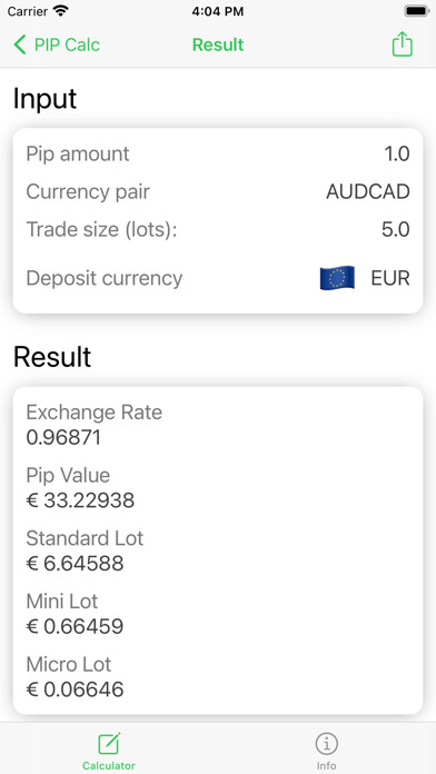 Emulate iPhone app Pip Calculator - Pip Forex using MyAndroid Emulate iPhone app Pip Calculator - Pip Forex using MyAndroid