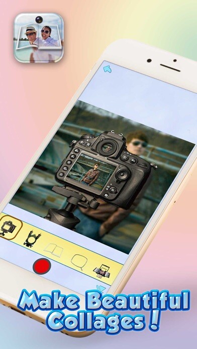 Emulate iPhone app PIP Camera Studio – Best Selfie Cam with Picture in Picture Effect.s and Photo Layout Edit.or using MyAndroid