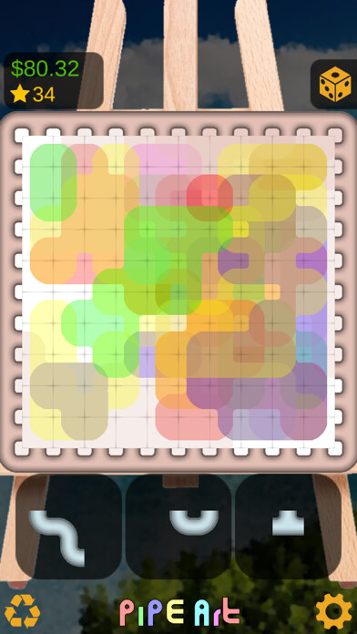 Emulate iPhone app Pipe Art using MyAndroid
