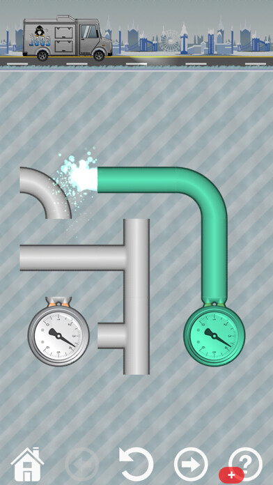 Emulate iPhone app Pipe constructor: plumber game using MyAndroid