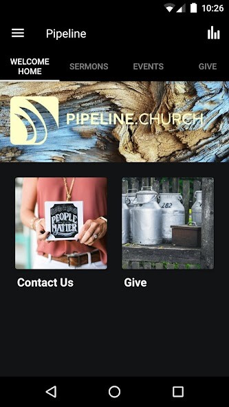 Emulate iPhone app Pipeline.Church using MyAndroid Emulate iPhone app Pipeline.Church using MyAndroid