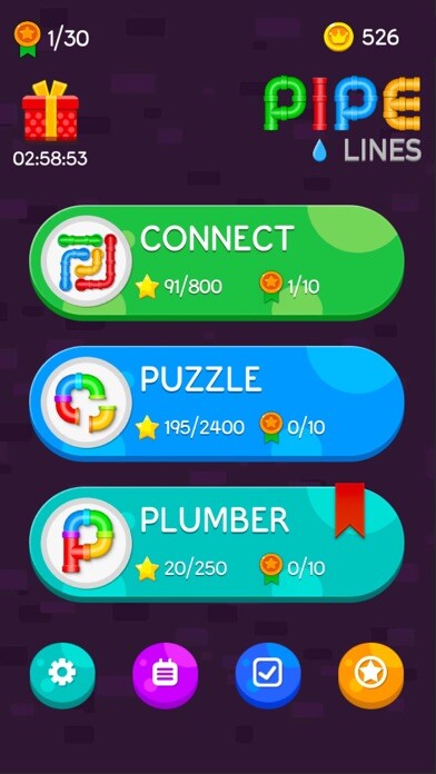 Emulate iPhone app Pipe Lines Puzzle using MyAndroid Emulate iPhone app Pipe Lines Puzzle using MyAndroid