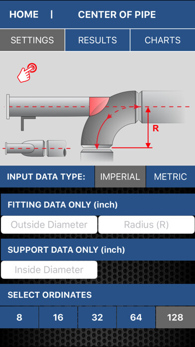 Emulate iPhone app Pipe Support Calculator using MyAndroid Emulate iPhone app Pipe Support Calculator using MyAndroid