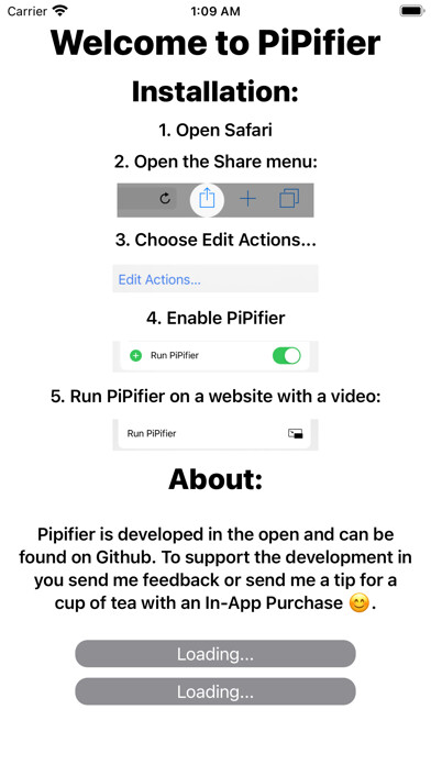 Emulate iPhone app PiPifier using MyAndroid