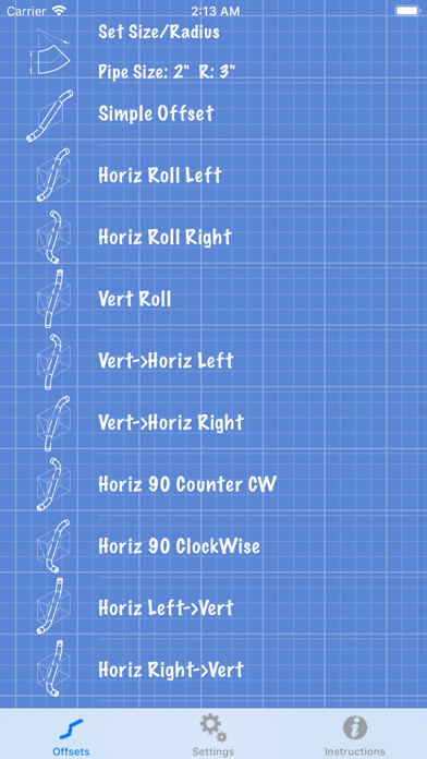 Emulate iPhone app Piping Offset Calculator using MyAndroid Emulate iPhone app Piping Offset Calculator using MyAndroid