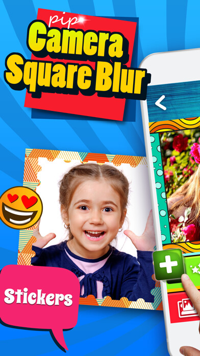 Emulate iPhone app PIP Photo Effect Editor & Insta.Pic Square Maker using MyAndroid