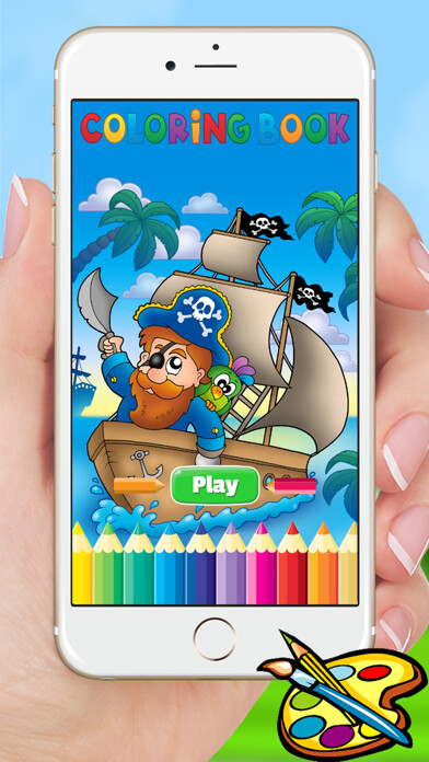 Emulate iPhone app Pirate Coloring Book - Sea Drawing for Kids Free Games using MyAndroid Emulate iPhone app Pirate Coloring Book - Sea Drawing for Kids Free Games using MyAndroid
