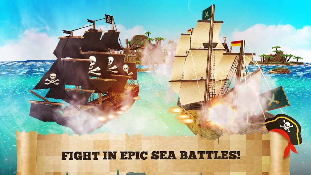 Run android online APK Pirate Crafts Cube Exploration from MyAndroid or emulate Pirate Crafts Cube Exploration using MyAndroid