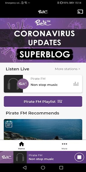 Run android online APK Pirate FM from MyAndroid or emulate Pirate FM using MyAndroid