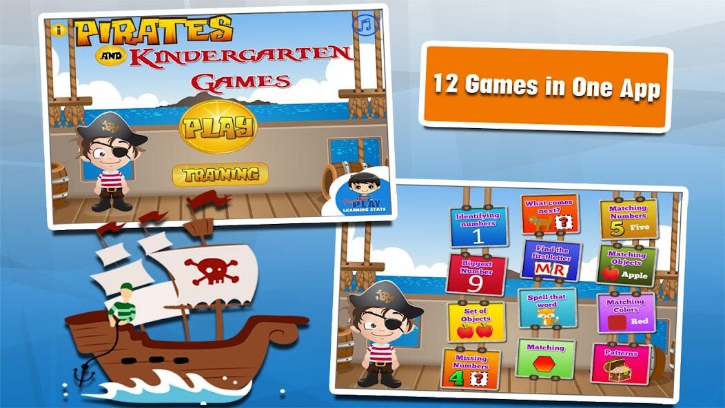 Run android online APK Pirate Kindergarten Games from MyAndroid or emulate Pirate Kindergarten Games using MyAndroid