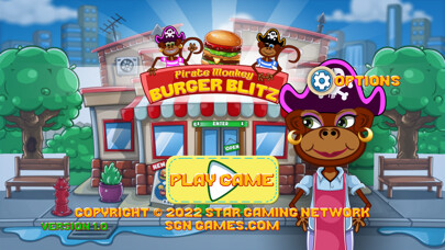 Emulate iPhone app Pirate Monkey Burger Blitz using MyAndroid