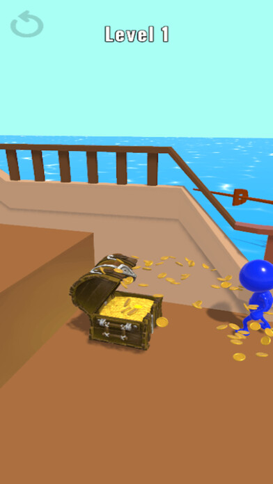 Emulate iPhone app Pirate Rush 3D using MyAndroid