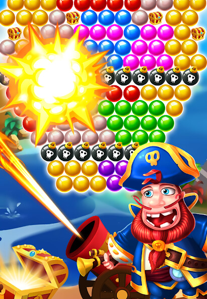 Run android online APK pirate shooter pop from MyAndroid or emulate pirate shooter pop using MyAndroid