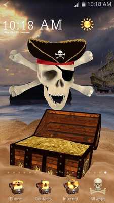 Emulate Android APK Pirate Skull 3D Theme