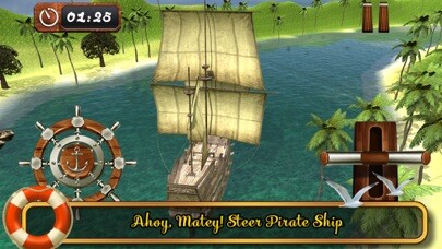 Emulate iPhone app Pirate Treasure Transport & Sea Shooting Game using MyAndroid