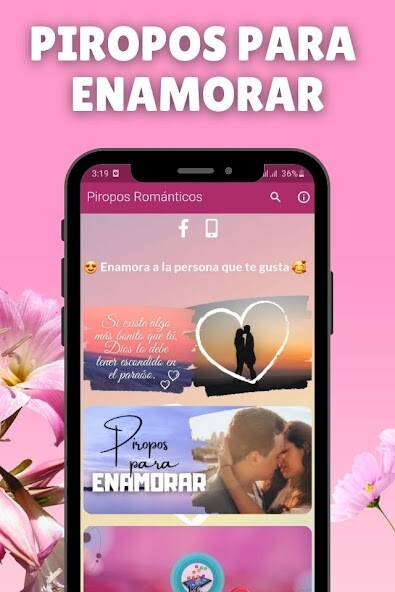 Run android online APK Piropos Románticos y versos from MyAndroid or emulate Piropos Románticos y versos using MyAndroid