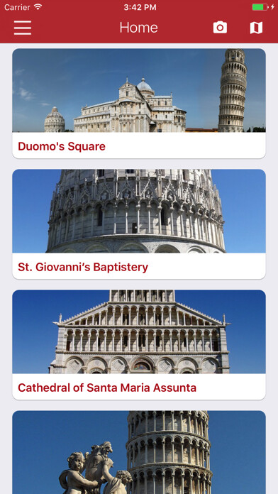 Emulate iPhone app Pisa Miracles Guide using MyAndroid