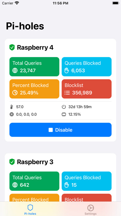 Emulate iPhone app Pi Stats Mobile using MyAndroid