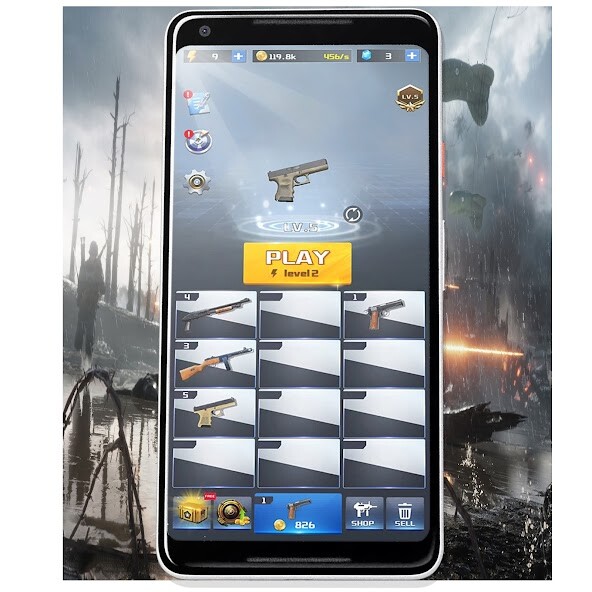 Run android online APK Pistol Elite Enemy Shooting from MyAndroid or emulate Pistol Elite Enemy Shooting using MyAndroid