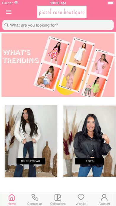 Emulate iPhone app Pistol Rose Boutique using MyAndroid