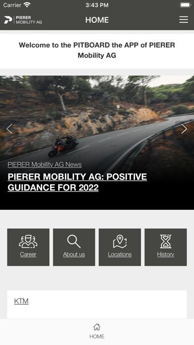 Emulate iPhone app PITBOARD by PIERER Mobility AG using MyAndroid