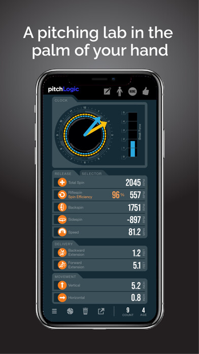 Emulate iPhone app pitchLogic using MyAndroid