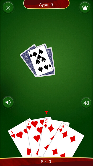Emulate iPhone app Pişti - İnternetsiz using MyAndroid