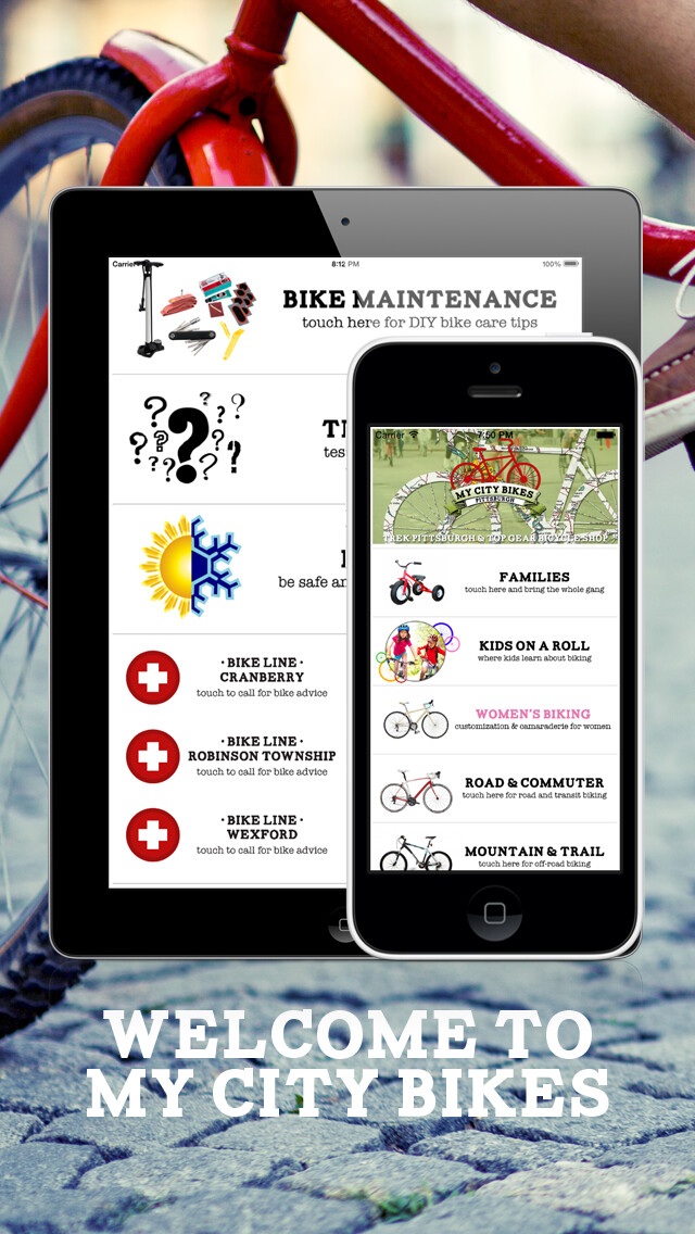 Emulate iPhone app Pittsburgh Bikes using MyAndroid Emulate iPhone app Pittsburgh Bikes using MyAndroid
