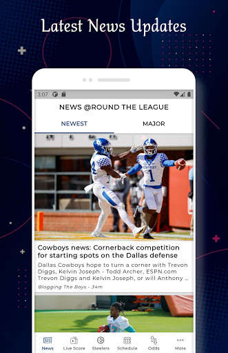 Run android online APK Pittsburgh - Football Live Score & Schedule from MyAndroid or emulate Pittsburgh - Football Live Score & Schedule using MyAndroid