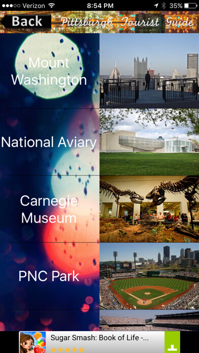 Emulate iPhone app Pittsburgh Tourist Guide using MyAndroid Emulate iPhone app Pittsburgh Tourist Guide using MyAndroid