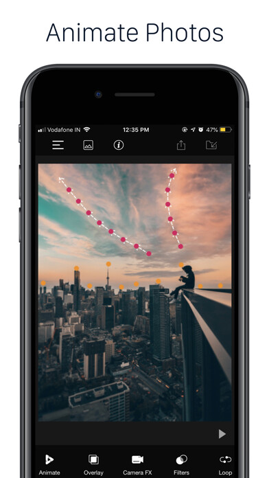 Emulate iPhone app PixaMotion Photo Video Loop using MyAndroid