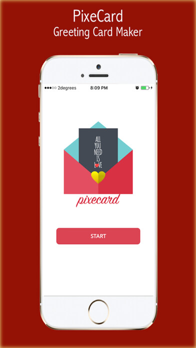 Emulate iPhone app PixeCard Greeting Card Maker using MyAndroid Emulate iPhone app PixeCard Greeting Card Maker using MyAndroid