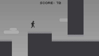 Emulate iPhone app Pixel Alien Escape Shadow Runner:Black nd White using MyAndroid