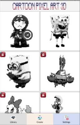 Emulate Android APK Pixel Art: Cartoon Coloring by Number 3D