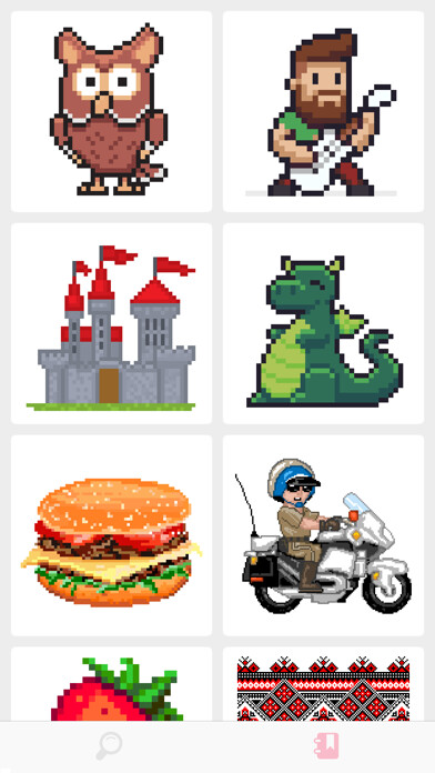 Emulate iPhone app Pixel Art Coloring Book (2022) using MyAndroid