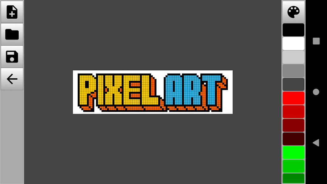 Run android online APK Pixel art graphic editor from MyAndroid or emulate Pixel art graphic editor using MyAndroid