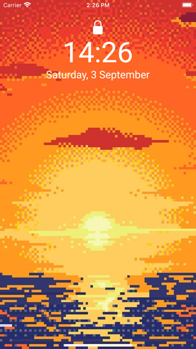 Emulate iPhone app Pixel Art wallpapers . using MyAndroid Emulate iPhone app Pixel Art wallpapers . using MyAndroid