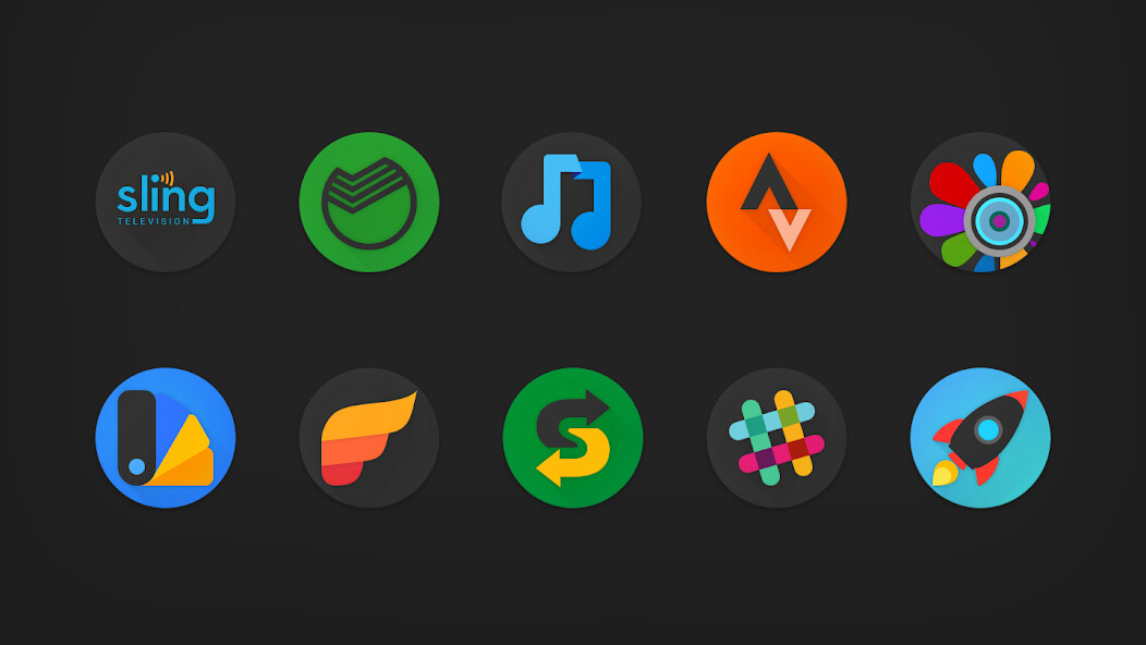 Run android online APK Pixelation - Dark Icon Pack from MyAndroid or emulate Pixelation - Dark Icon Pack using MyAndroid