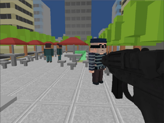 Emulate Android APK Pixel Block Gun 3d
